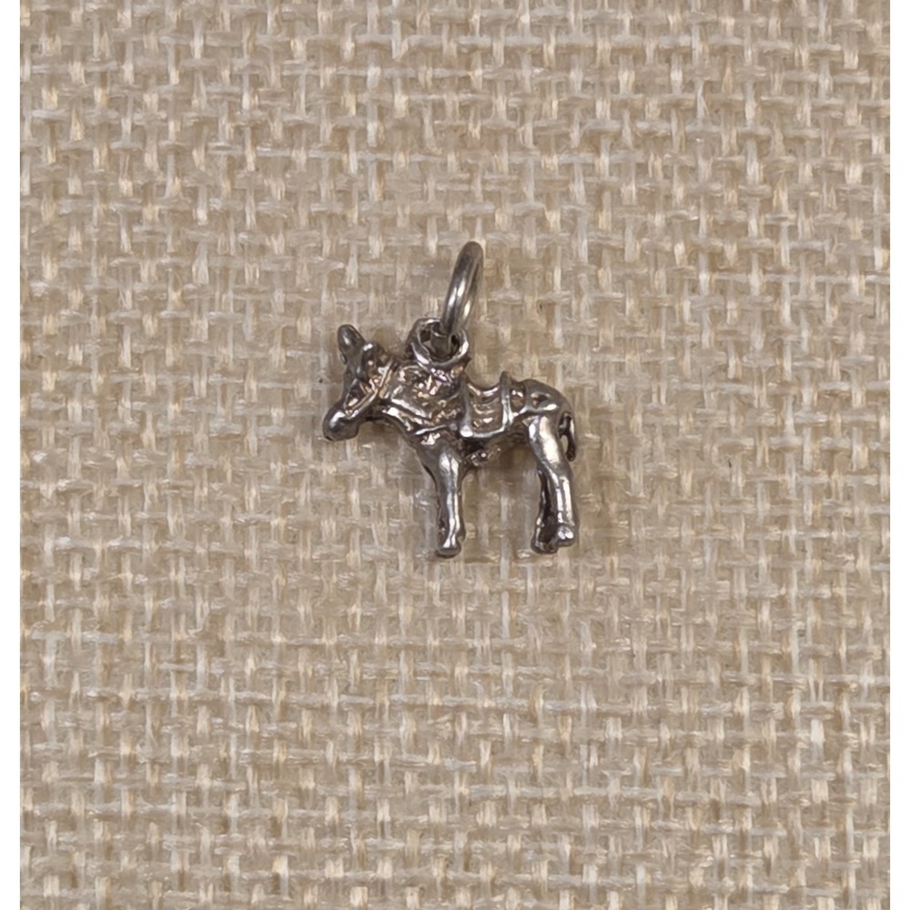 Vintage 950 Sterling Silver Donkey Mule Charm